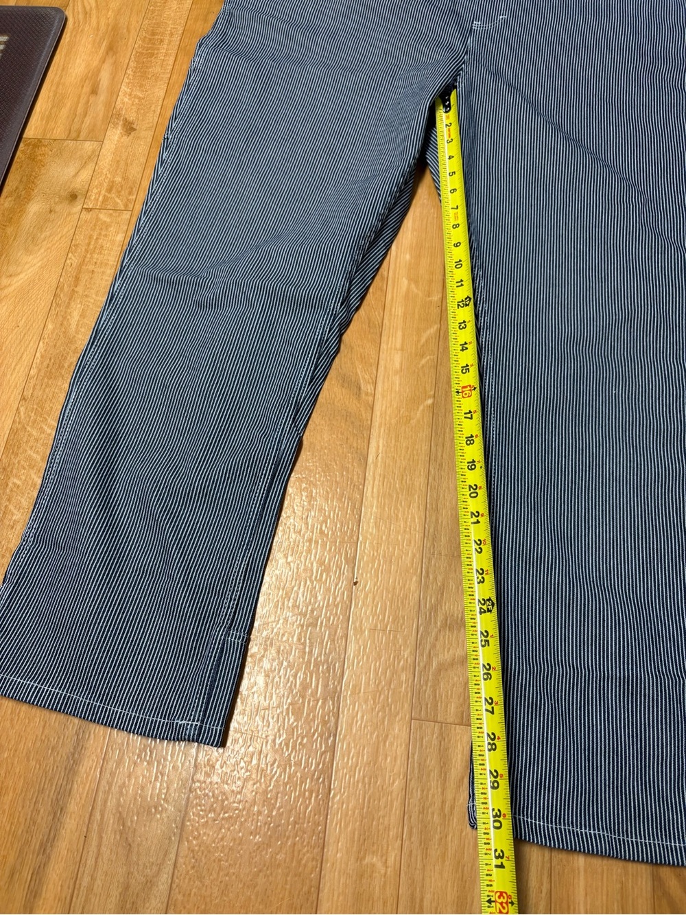 Dickies Blue Stripe Utility Bib Overalls - Picture 8 of 11